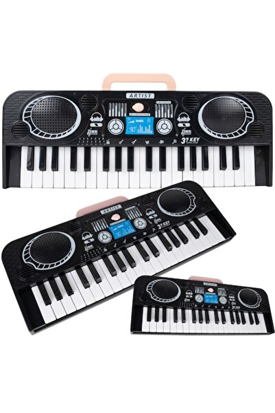 MAKSIK Children's Piano, Maksik, 37 Keys, Battery Operated, Pink/Green