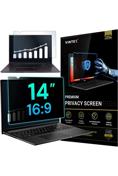 VINTEZ فلتر حماية للخصوصية لأجهزة الكمبيوتر المحمولة مقاس 14 بوصة