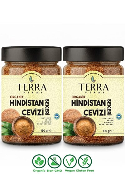 Monarda Organik Glutensiz Hindistan Cevizi Şekeri 2X190gr Terra Verde
