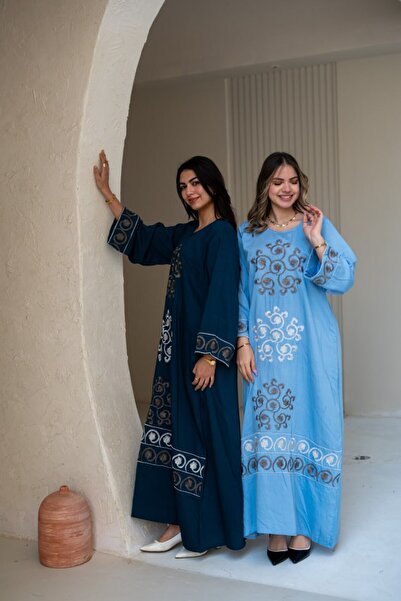 PRIDE Elegant linen jalabiya with delicate details and a comfortable fit SM-60