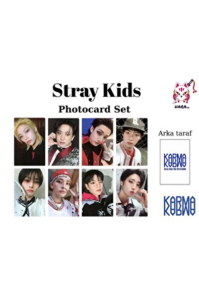 Hara Company Stray Kids Karma Альбом Фотокартковий набір (8 штук) Fanmade v10