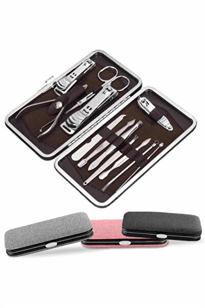 ALFA AKSESUAR 03 Nail Care Nail Clippers Professional 12 Piece Hand Foot Mani...