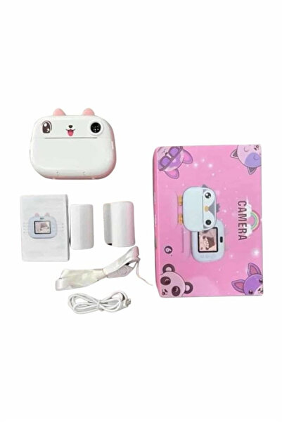 Nemere كاميرا فيديو رقمية عالية الدقة للأطفال، كاميرا فورية حراري رول تيك