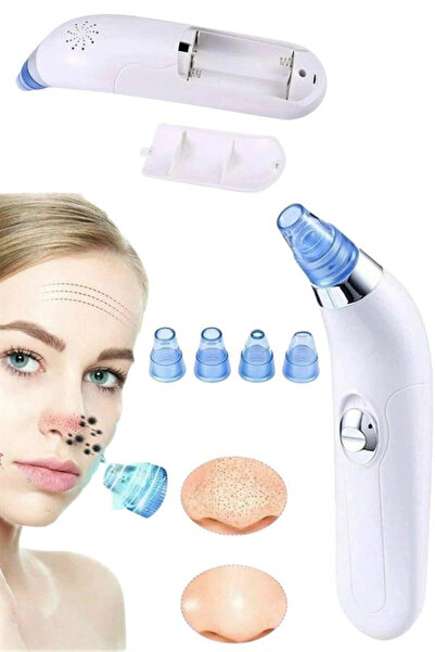 Epilons جهاز تنظيف الوجه والرؤوس السوداء بالشفط مع 4 رؤوس MCHD-RSKRG34