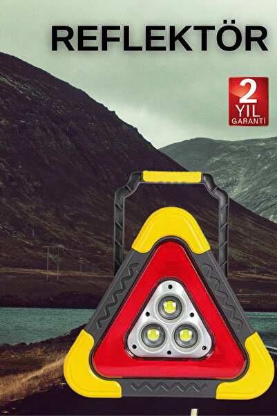 Epilons مضيئة مثلث عاكس أدى العارض مصباح يدوي الطوارئ المتعري 500 التجويف