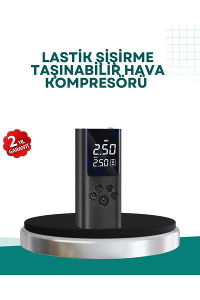 Marsilyan إيغ ™   مضخة هواء رقمية مع ضوء LED متوافقة مع الدراجة والسيارة