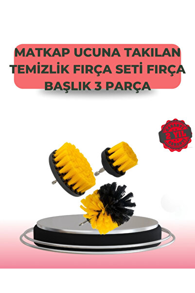 Epilons Perie de curățare pentru burghie, 3 bucăți, cu peri durabili din nail...