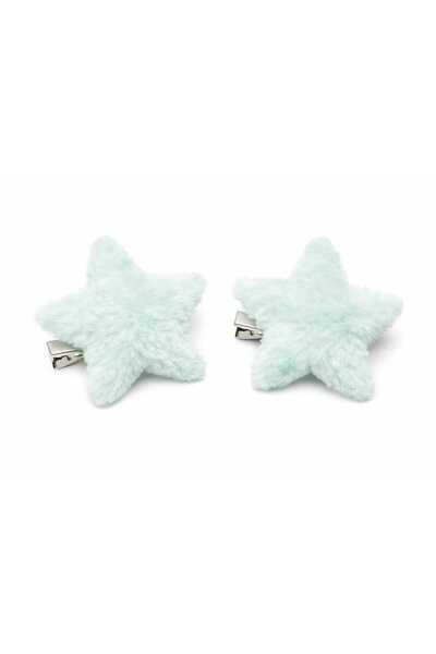 LİNACO Plush Star Snap Buckle Set for Girls and Babies