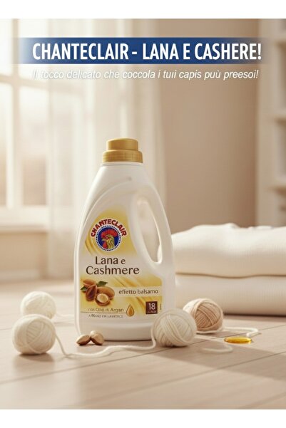 Chanteclair Lana e Cashmere Liquid Detergent, with Argan Oil and Conditioner ...