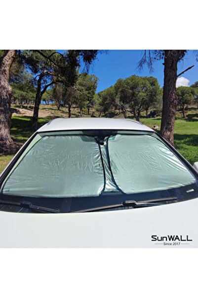 SunWALL Honda Civic Fc5 2016 - 2021 Için Uyumlu Titanyum Gümüş Oto Güneşlik