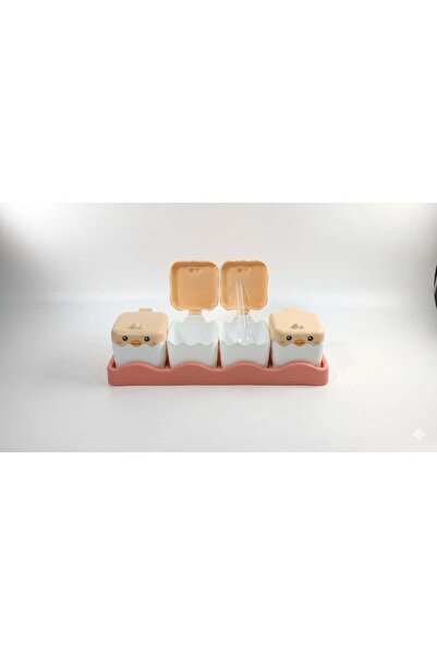 Roomlyne Cute face cartoon jar set – 4 pieces