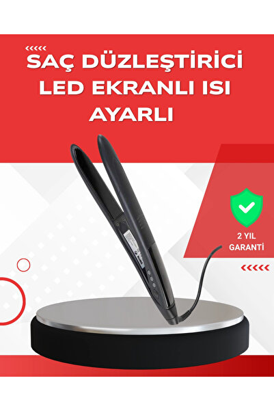 Epilons مكواة فرد الشعر الاحترافية 2025 مع لوحات من السيراميك والتيتانيوم قاب...