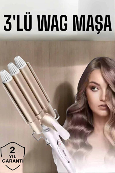 Epilons Wag Maşa Negative Ion Technology Heat Adjustable Hair Curler Azrlya-K...