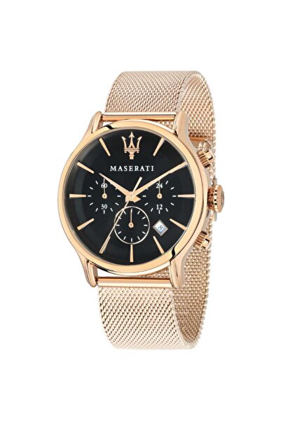 maserati watch Maserati Epoca watch R8873618005, chronograph, Rose Gold stain...