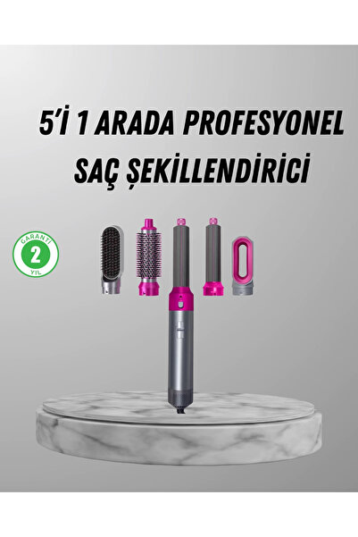 Epilons مجموعة تصفيف الشعر 5 في 1 بتصميم احترافي ومريح