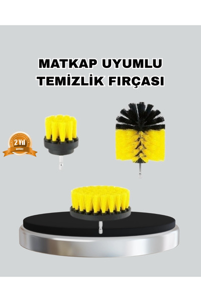 Epilons مجموعة تنظيف فرشاة الحفر المكونة من 3 قطع - حل قوي وعملي لكل سطح ZENV...