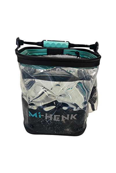 Mihenk Mi-Henk 8 lt Şeffaf Katlanır Balıkçı Kovası