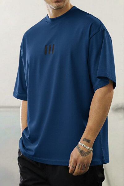 New Shine 3-Line Printed Unisex T-Shirt