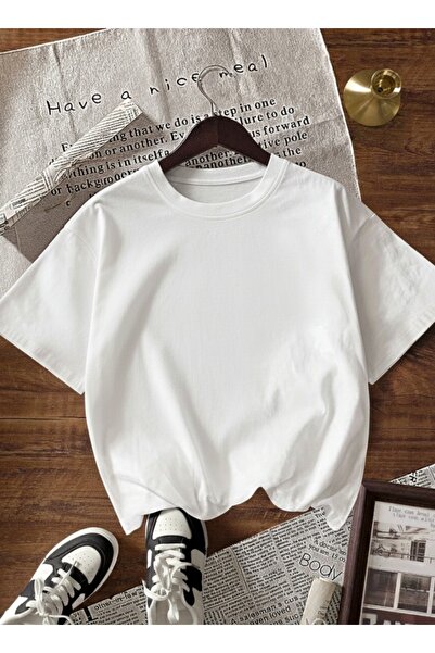 gencerco Unisex Men'S/ Solid Color Basic Crew Neck Regular T-Shirt