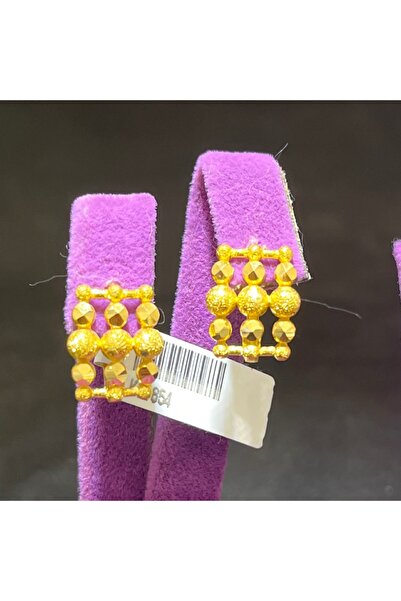 paksoy kuyumculuk 22 Ayar Altın Küpe Dorikalı J Modern Tasarım 3.97gr Kadın -...