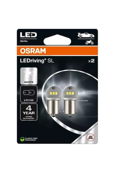Osram Becuri LED R10W 2 bucăți, 12V, transparente