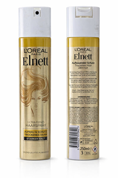 L'Oreal Paris L’Oréal Paris Elnett Ultra Fine Saç Spreyi – Kuru Saçlar İçin –...