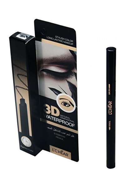 L'CHEAR 3D Natural Dimensional Waterproof Eyebrow Pencil With Brush Black