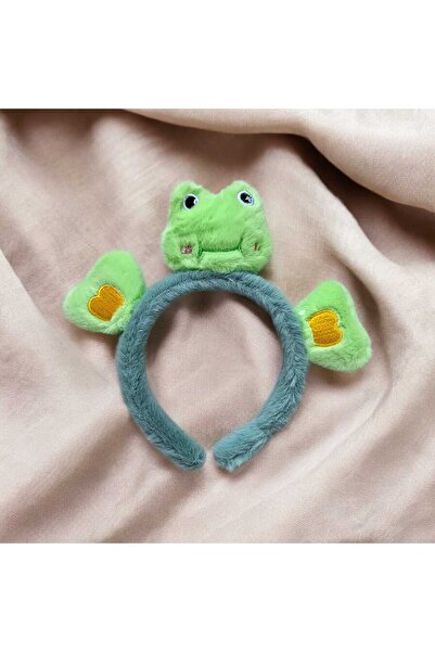 diclecollection Kurbağa Gözlü Taç Toka/Sevimli Peluş Taç