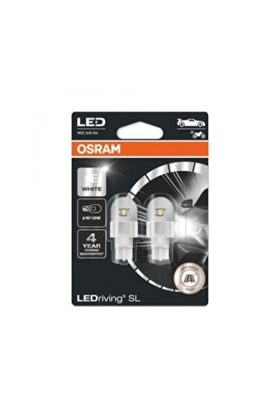 Osram Set de 2 becuri LED W16W 12V, Osram, alb rece