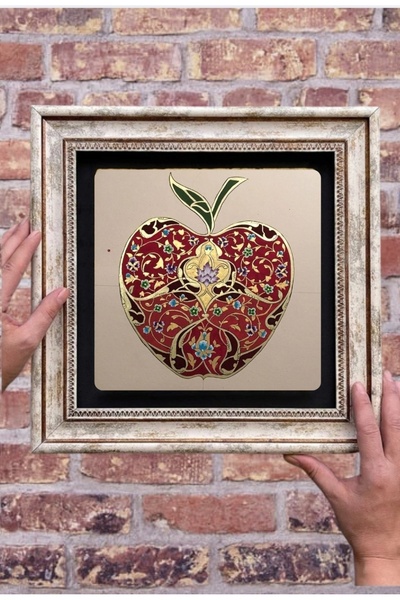 STONEVİVEART Doğal Taş UV Baskılı Çerçeveli Tablo Modern Duvar Dekoru