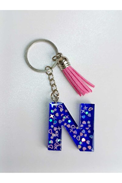 demirbasavm Handmade Letter N Keychain