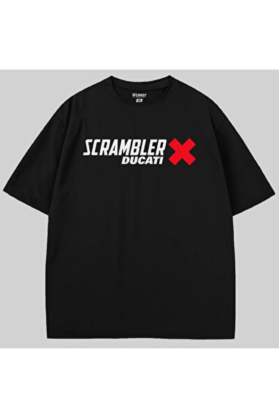 Crazy Тениска Ducati Scrambler с голямо лого