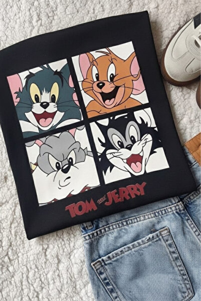 New Shine TRIOC UNISEX CU IMPRIMARE TOM AND JERRY