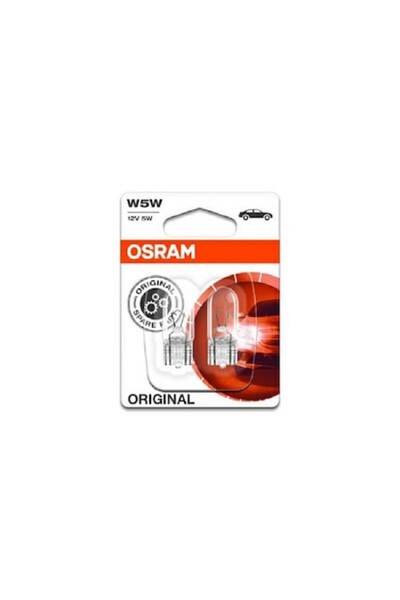 Osram Set de 2 becuri de semnalizare 10399, 12 V, W5W, Blister