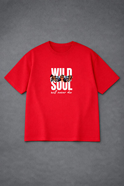 LORVEX Men T-Shirt Oversized Comfortable Fit Wild Soul B Printed Premium T-Shirt