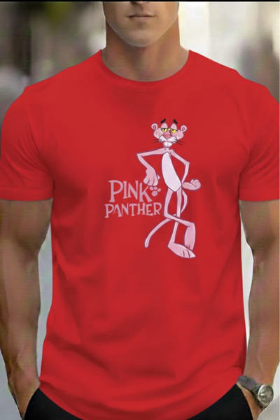 New Shine Pink Panther Printed Unisex T-Shirt