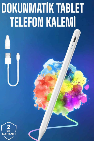Epilons Tablet Kalemi İos Android Windows Uyumlu Yedek Uçlu Universal Çizim K...