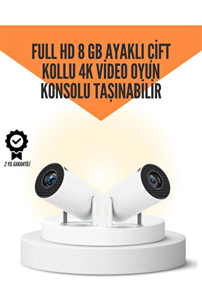 Epilons 10.000 Oyun Destekli, Çift Kollu 4k Projeksiyon – Hdmı, Usb, Aux, Eth...