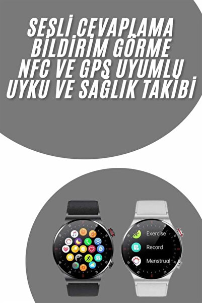 Epilons Akıllı Saat Uyku Ve Sağlık Takibi Nfc Uyumlu Bluetoooth Bağlantılı An...
