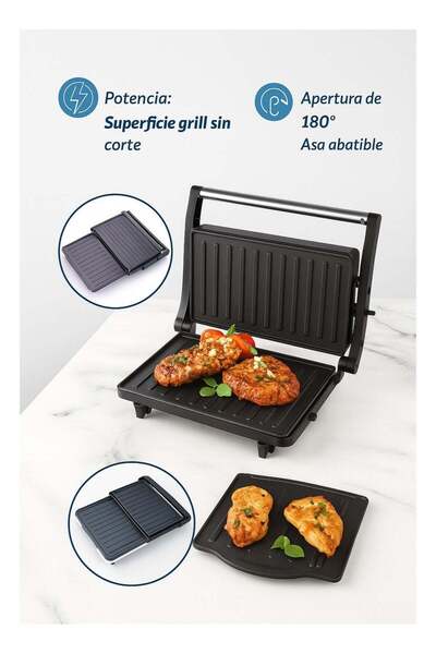 HOME MASTER Home Master 750W Electric Grill and Sandwich Maker HM366