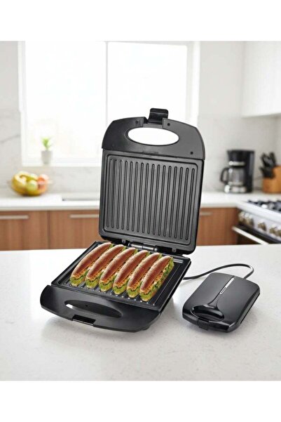 HOME MASTER Large 1400W Electric Sandwich Maker HM719