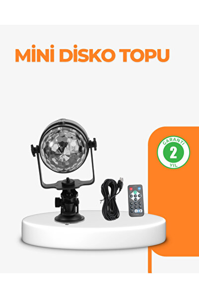 Epilons 3 boje 7 režima rotirajuće disko kugle