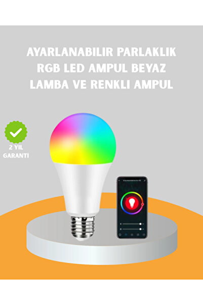 Epilons Uzaktan Kumandalı Akıllı Led Ampul, Enerji Tasarruflu
