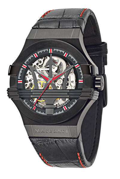 maserati watch Maserati Potenza R8821108010 watch, automatic, black, 42mm cas...
