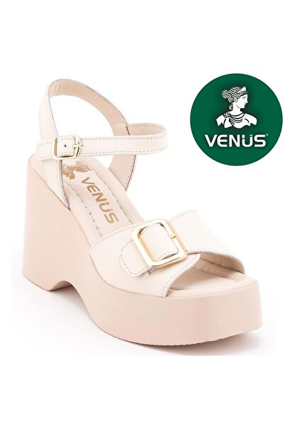 Venüs Villing Ортопедични дамски сандали от естествена кожа BEIGE