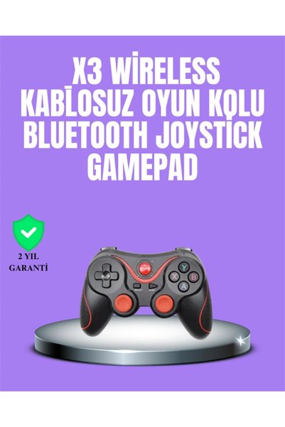 Epilons Android Uyumlu Gamepad X3 Game Stick Oyun Kolu Bluetooth Bağlantılı