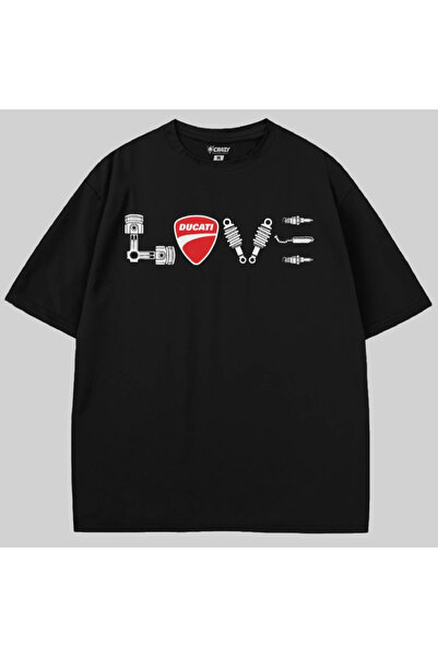 Crazy Μπλουζάκι Ducati Love oversized