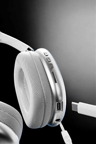 Epilons P9 Air Max Kablosuz 5.0 Mikrofonlu Bluetooth Kulaklık Beyaz Yüksek Se...