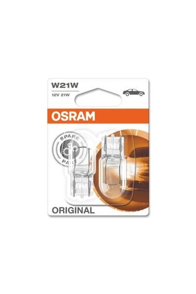 Osram Set de 2 becuri Xenon Bright® originale de 12V W21W, blister