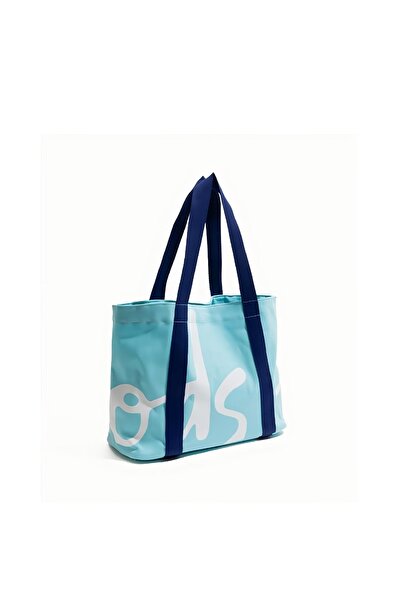Generic Harrods Large Bag - Canvas - Sky Blue